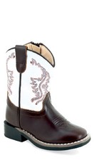 Old West Toddler Chocolate Print - Boot Kids Boys - Bsi2008