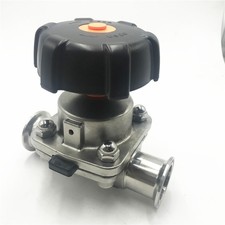 2" Sanitary Diaphragm Valve Clamp OD 64mm Stainless Steel 316 Water Oil