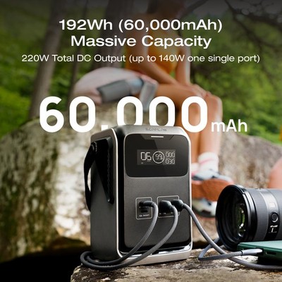 EcoFlow TRAIL 200 DC Portable Power Station 192Wh Battery with