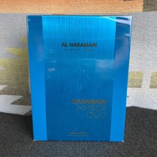 AL HARAMAIN AMBER OUD AQUA DUBAI MEN EXTRAIT DE PARFUM SP 2.5 OZ / 75ML SEALED