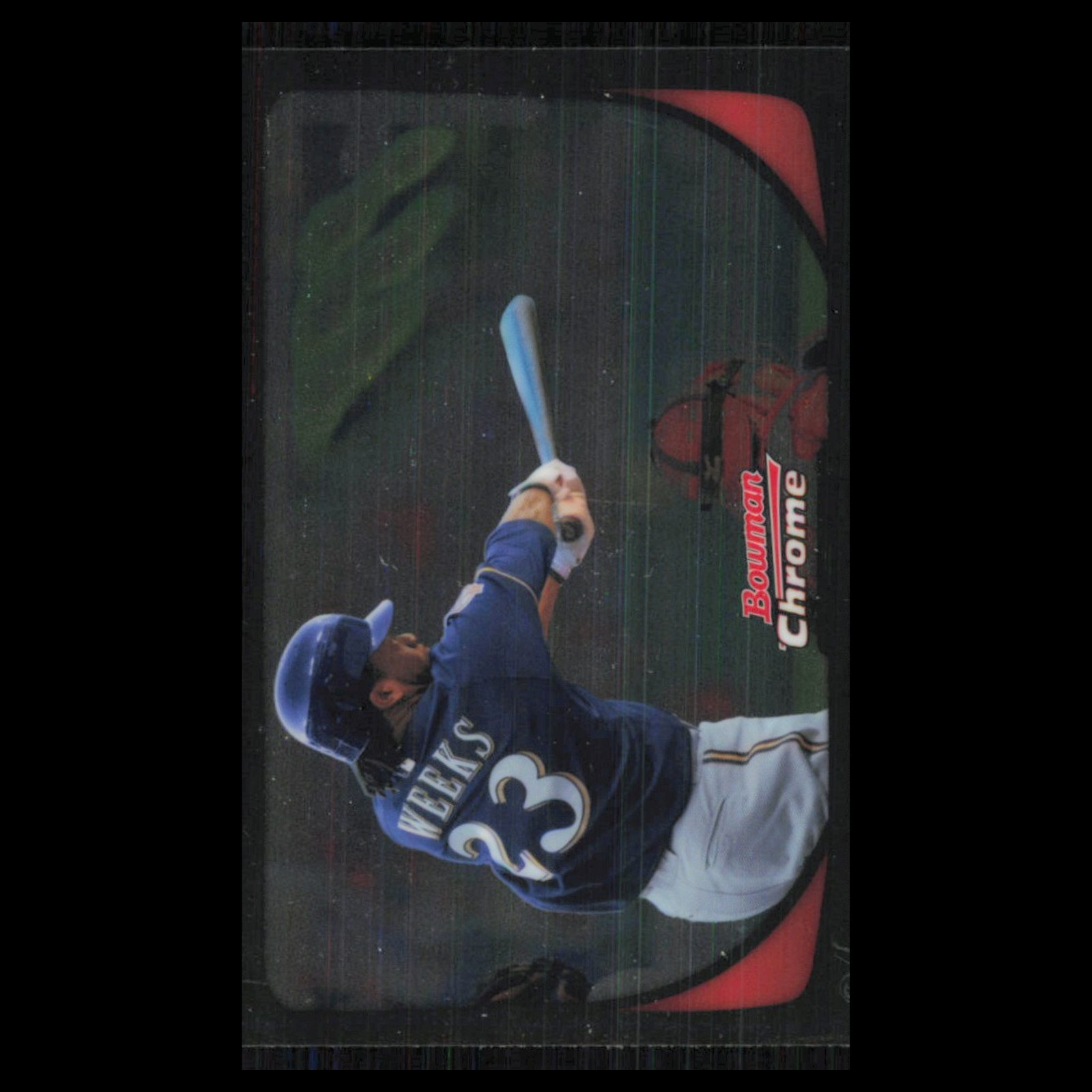 Rickie Weeks #90 2011 Bowman Chrome Milwaukee Brewers Baseball Card MLB NM