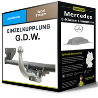 Abnehmbare AnhäNgerkupplung für Mercedes E-Klasse Limousine 23- Typ W214 G.D.W.
