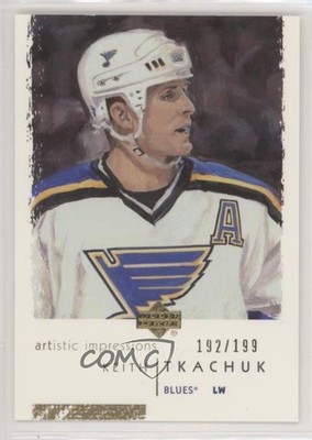 2002-03 Upper Deck Artistic Impressions Gold 192/199 Keith Tkachuk #78 HOF 0t2