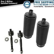 4 Piece Kit Tie Rod End Rack & Pinion Boot Bellow LH RH for Tundra Sequoia New