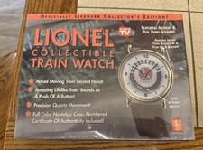 Lionel Train Watch with Sounds As Seen On TV Collector Edition sealed! Fr Ship!