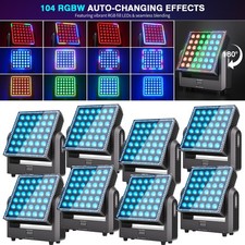 10pcs 360W LED RGBW Stage Moving Head Wash Beam Lighting DMX Disco Party Light