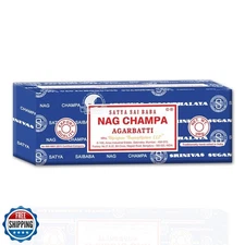 Satya Sai Baba Nag Champa Agarbatti, 250gms Hand Rolled Fine Quality Incense 