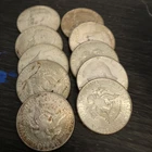 Lot of 10 40% Silver Kennedy Half Dollars