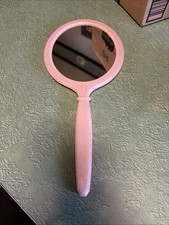 Vintage  Pink Bakelite/ Lucite? Vanity Mirror...