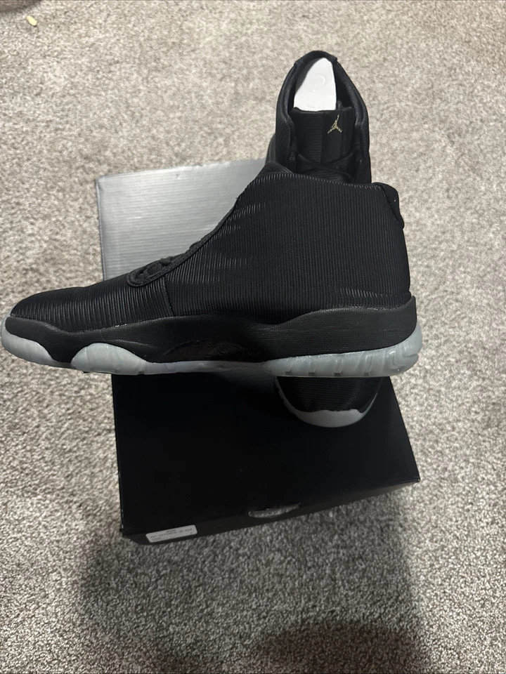 Air Jordan Future 656503-011 3M reflectante negro/claro 2014 para hombre talla 11,5 EE. UU. Foto 3 de 4