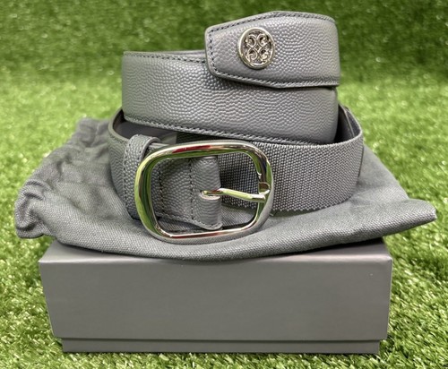 G/FORE Men's Circle G'S Webbed Golf Belt NEW Charcoal Size 36