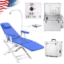 Portable Dental Mobile Delivery Unit Air Compressor Suction System /Chair 4 Hole