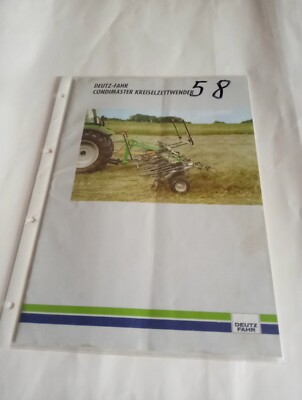 Tractor brochure, agricultural machinery brochure, No. 58 other brochures listed