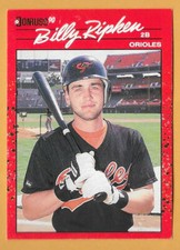 BILLY RIPKEN BALTIMORE ORIOLES #164 - DONRUSS NM-MT 1990