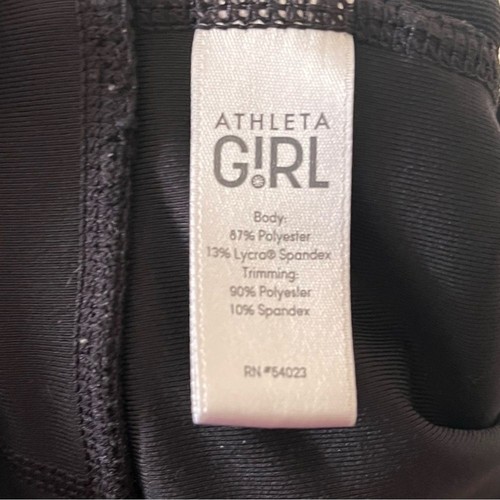 Athleta Girl Black Chaturanga Capri Crop Leggings 305922 Size XL/14 - Picture 8 of 10