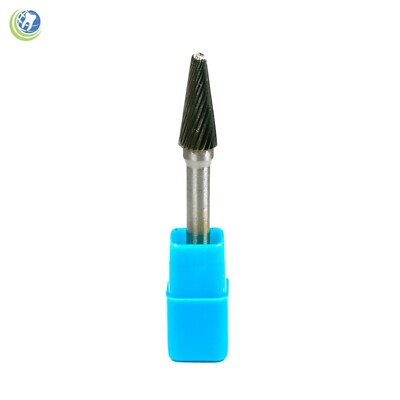 DENTAL LABORATORY LATHE CARBIDE BUR REGULAR CUT SHAPE B-3/8 SHANK 1/4'' (6.3mm)