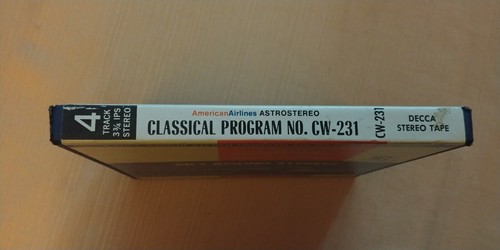 American Airlines Sky Bound Stereo: Classical (BOX ONLY), Reel box, Decca, EX - Picture 3 of 4