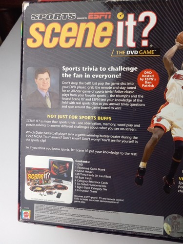Sports Powered By ESPN Scene It? DVD Board Game. Major Sports Trivia Game 2005 - Picture 8 of 23