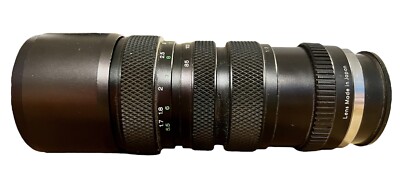 Vintage Soligor Macro + Zoom 85-205mm F 3.8 Telephoto Lens W/caps