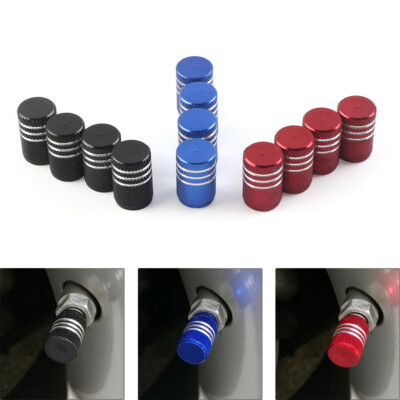 4Pcs Car Tire Valve Stems Cap Tire Valve Cap Tire Wheel Stem Air Valve Cap