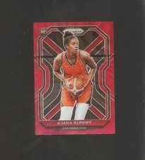 iliana rupert  2021 panini wnba rookie  prizm red wave insert card,