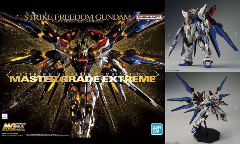 NEW Bandai MG EX MGEX Gundam SEED DESTINY Strike Freedom Gundam Model Kit  1/100