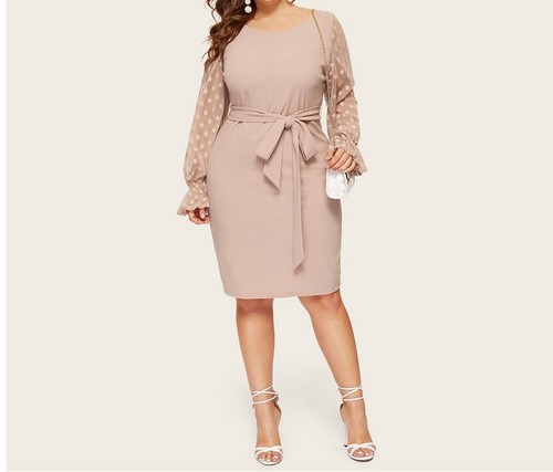 🌸Gr.52 Spitzenkleid Cocktailkleid Eventkleid Dress Abendkleid Etuikleid  rosa | eBay