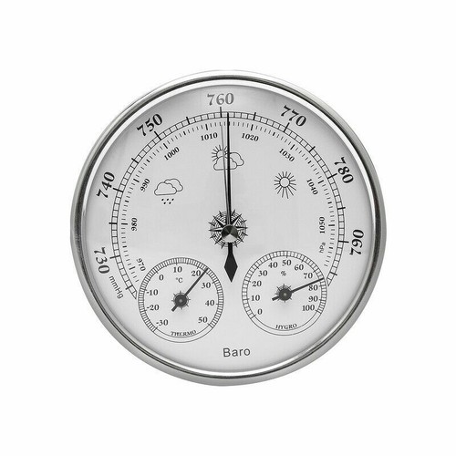 Wall Mounted Barometer Thermometer Hygrometer 3in1 Home Weather Station eBay