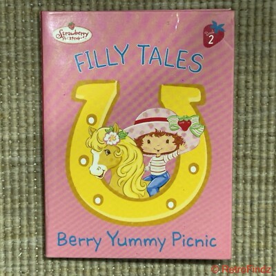 Strawberry Shortcake Filly Tales #2 Mini Book Berry Yummy Picnic Bandai 2004