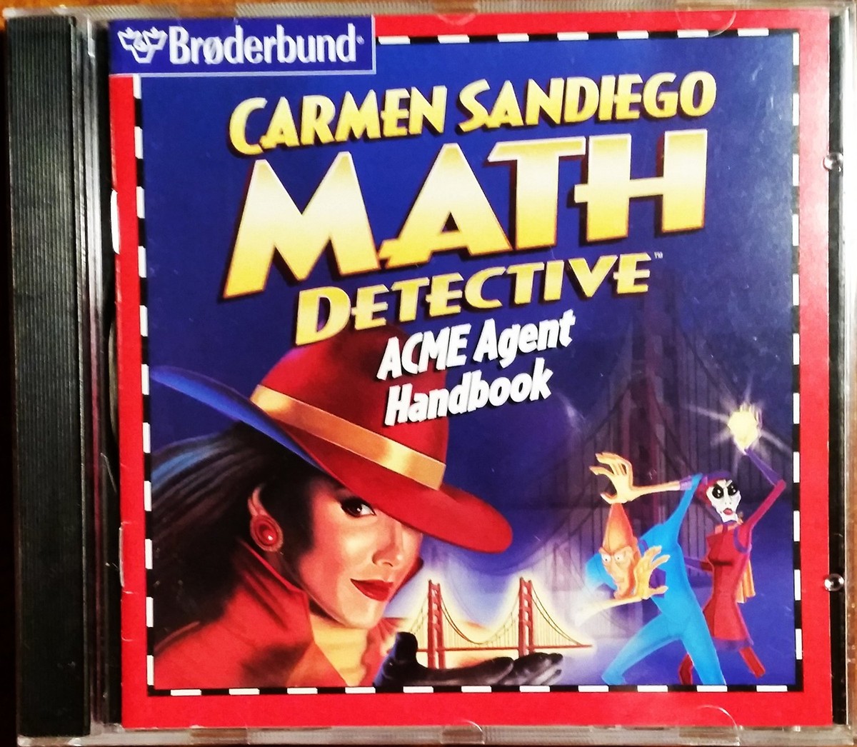 Carmen Sandiego Math Detective ACME Agent handbook PC Game