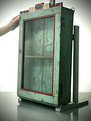 Our Ensuite Master Bathroom Project Living Vintage Bathroom Storage Bathroom Storage Cabinet Painting Bathroom Cabinets