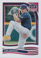#118 ZION THEOPHILUS 2024 Panini USA Stars & Stripes RC