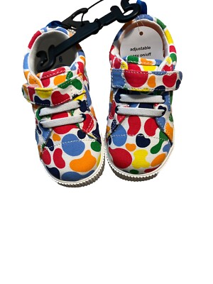 NWT Wonder Nation Girls Tennis Shoes Toddler Size Canvas Print