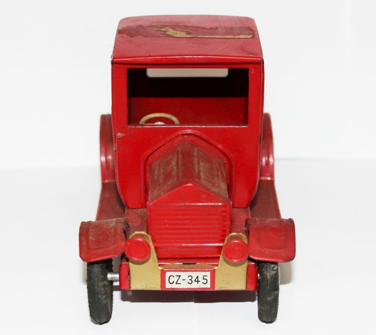 Vintage Tin Metal Friction Toy Car made in Japan CZ-345 Vintage Tin Metal Friction Toy Car made in Japan CZ-345