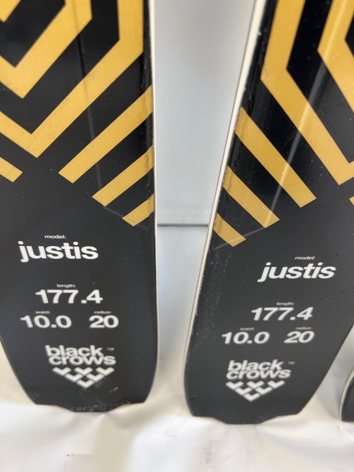 Black Crows Justis Skis 177, 183 cm +Warden/Griffon Bindings Tuned