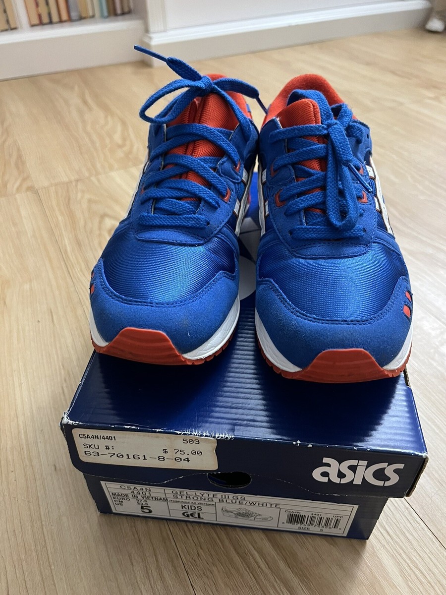 Asics gel lyte iii GS 4.5y Strong Blue/White/Orange-New York Asics gel lyte iii GS 4.5y Strong Blue/White/Orange-New York