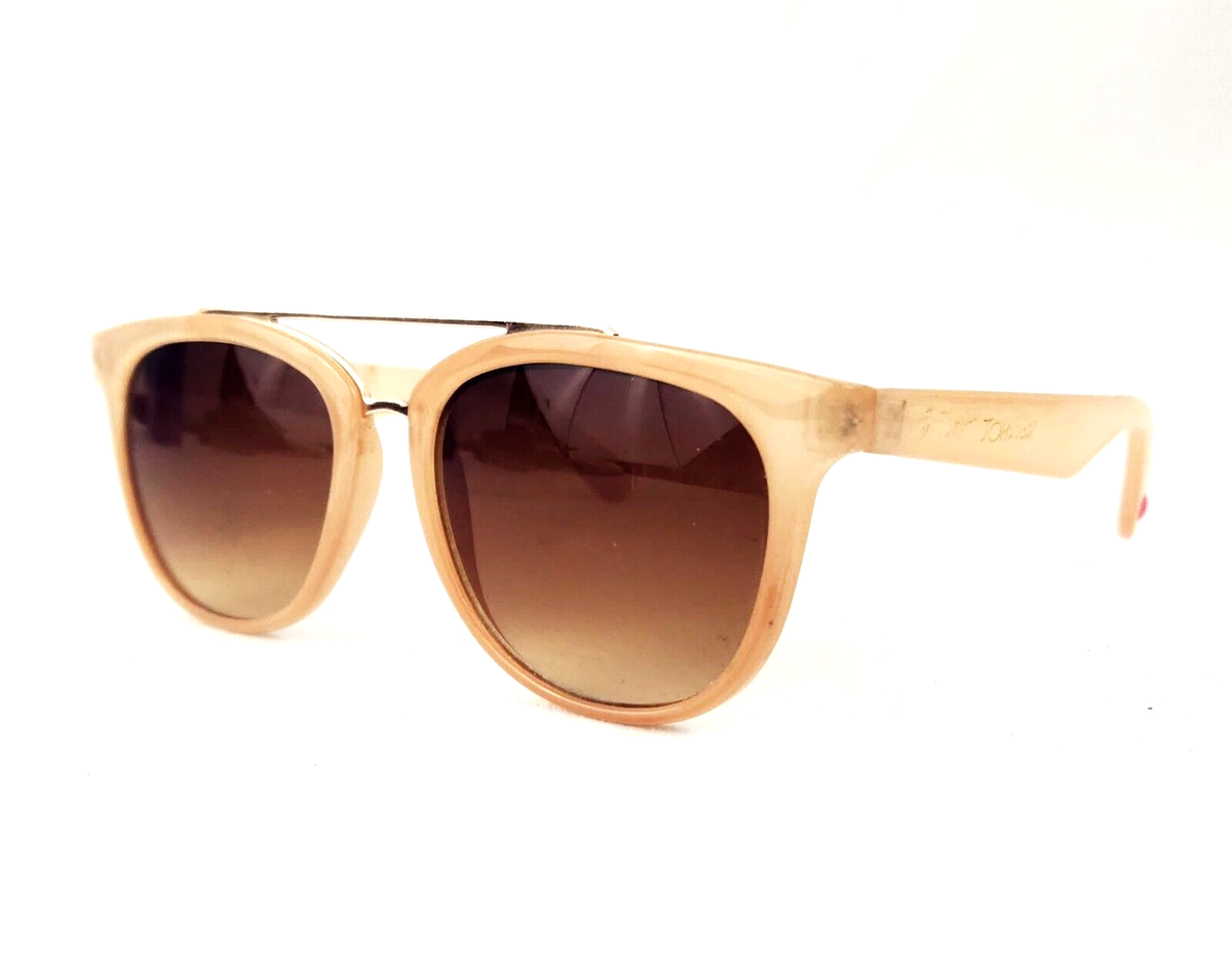 Betsey Johnson Sunglasses Adult Womens Fashion Peach Color 