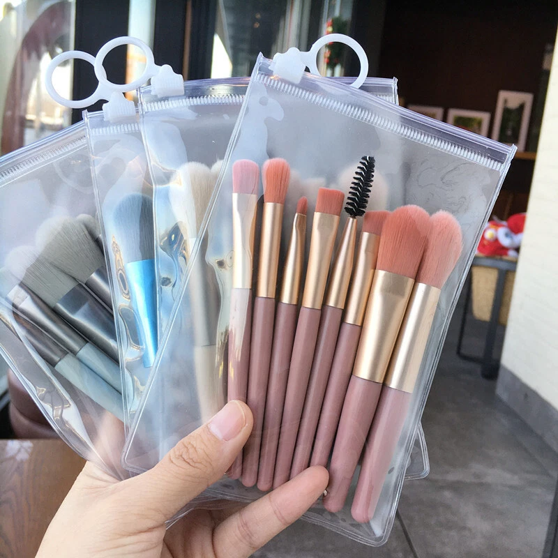 8pcs Makeup Brushes Kit Set Powder Foundation Eyeshadow Eyeliner Lip Brush