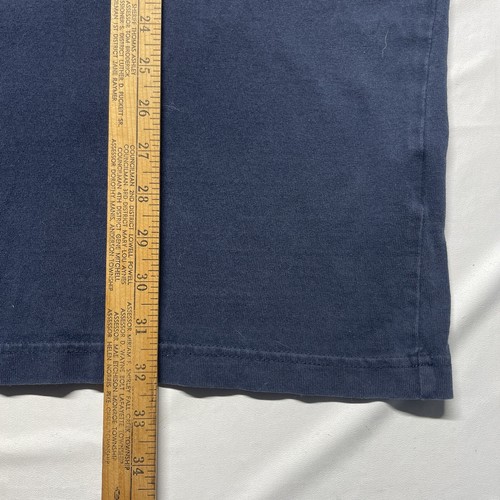 Carhartt T-Shirt Men’s XL Tall Blue Pocket Logo Outdoors Camping Hiking Fishing - Picture 6 of 8