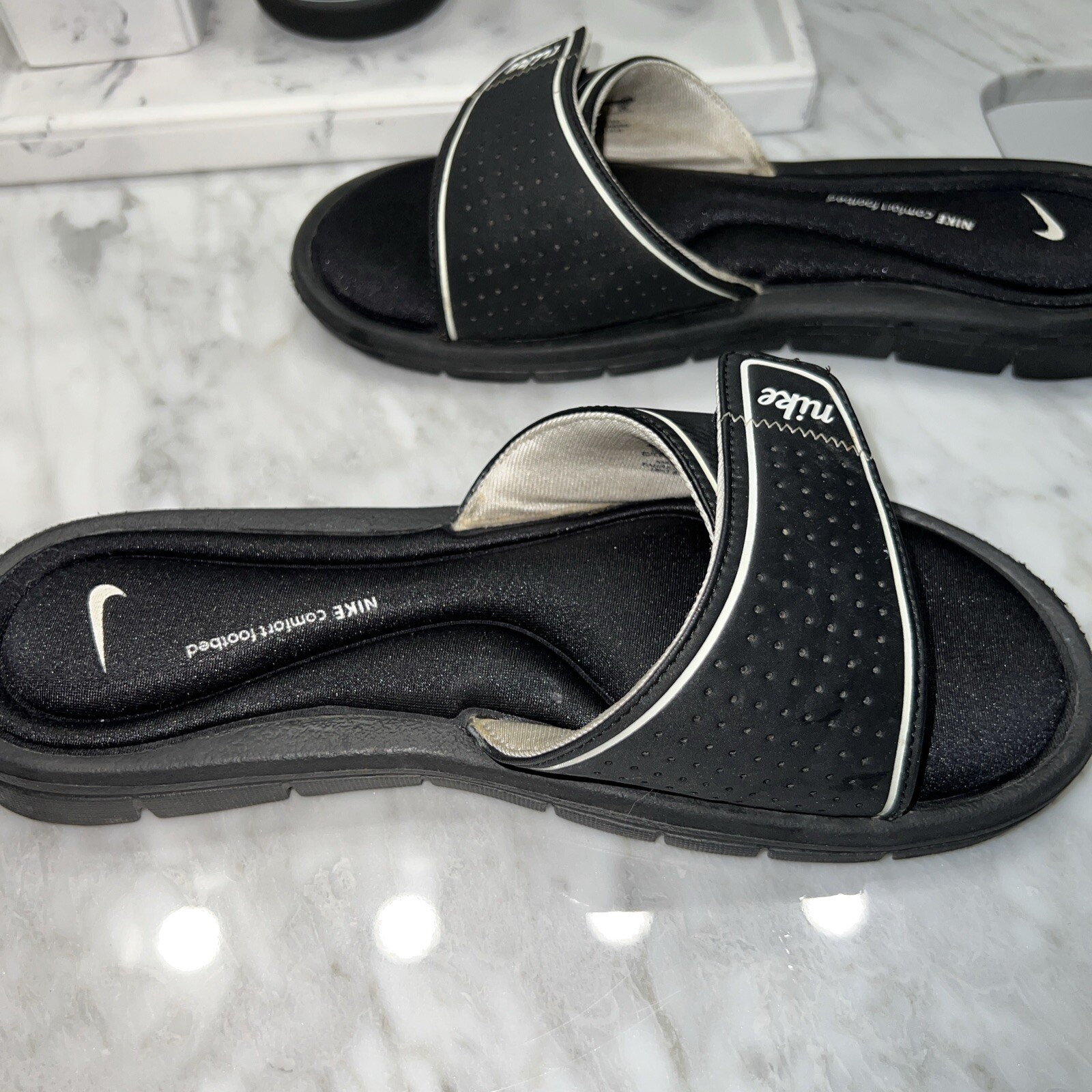 Nike Comfort Footbed Slides Flip Flop Sandals Size 9 … Gem