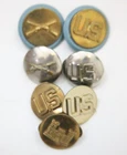 Vintage Lot of 7 U.S. Military Pin's Civil Korean Vietnam Wars Uniform BB870