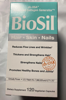 Biosil Skin Nails Hair Promotes Healthy Growth 120ct Ebay