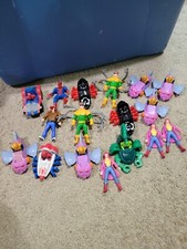 Vintage Lot of 17 McDonalds 1995 Spider Man Happy Meal Toys