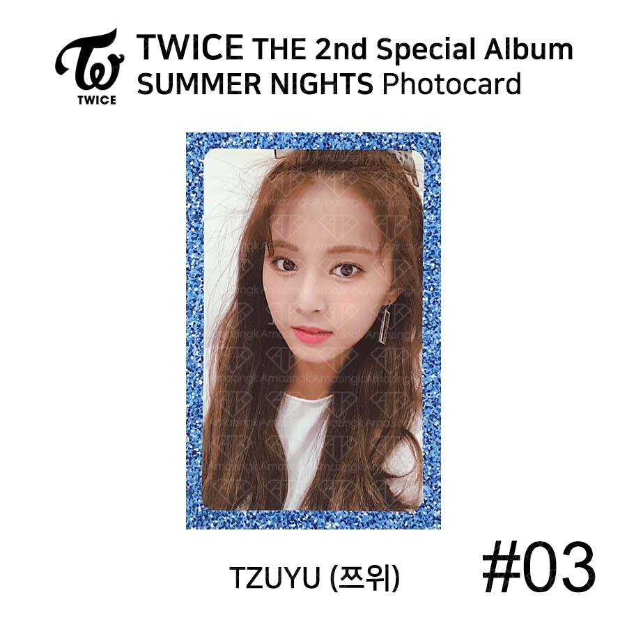 TWICE SUMMER NIGHTS DANCE THE NIGHT AWAY Official Photocard TZUYU