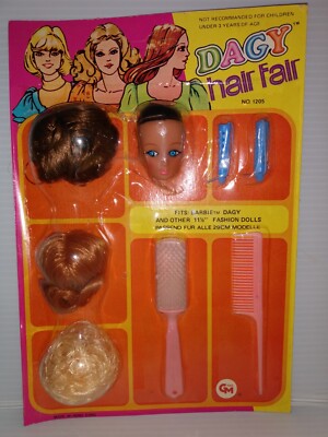 DAGY HAIR FAIR 1970 DOLLS NEW.