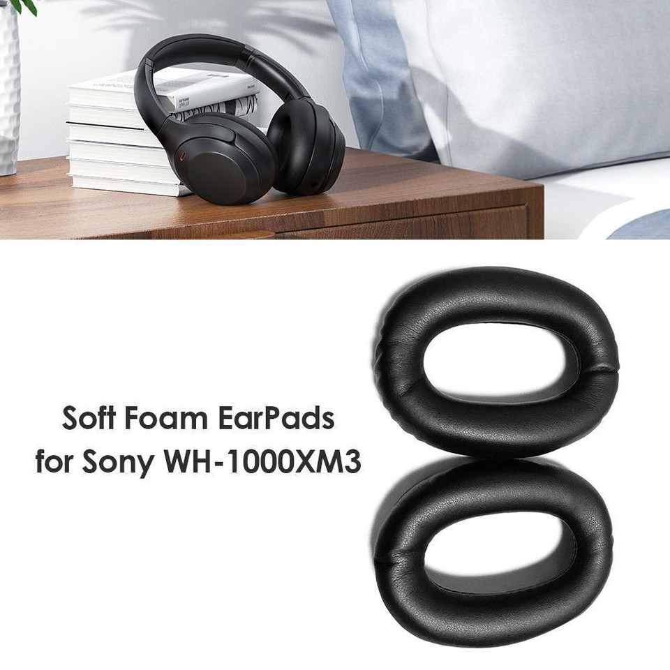 1 Pair Replacement Ear Cushions Earpads for Sony WH1000XM3 Headphones