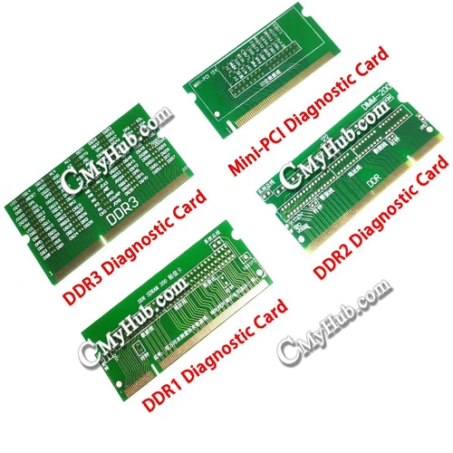 4 Laptop Mini-PCI DDR1 DDR2 DDR3 DIMM RAM Memory Diagnostic Analyzer Tester Card