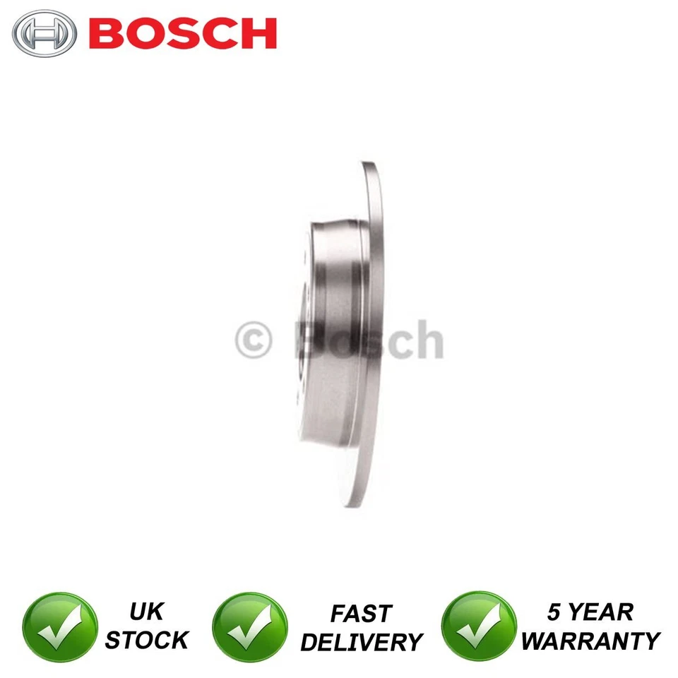 Brake Disc Rear Bosch Fits Hyundai i30 Kia Cee'D Pro + Other Models - Image 2 of 4