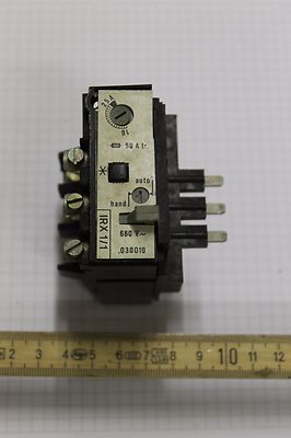 Relais thermisch Überstromrelais IRX 1/1 TGL 29381 16-25A DSKR #AS-C05