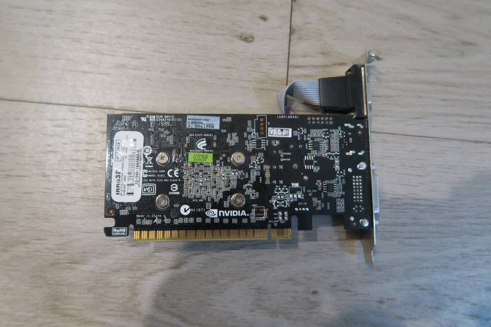 INNO3D NVIDIA GF-GT730 HDMI DVI VGA GDDR5 4GB PCIE VIDEO CARD - Image 3 of 4